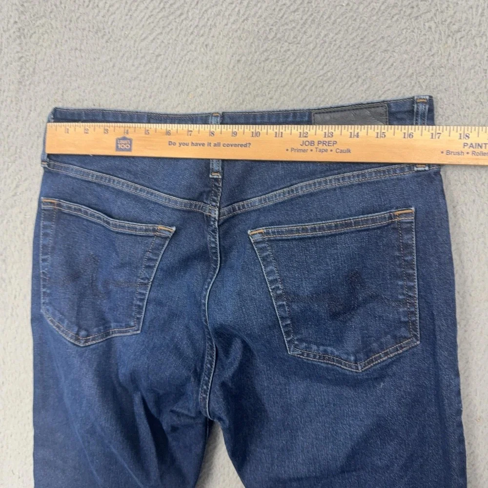 AG Adriano Goldschmied Everett Jeans Mens 34x34 Blue Slim Straight Stretch Denim